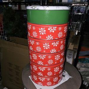 Bundle of 5 wondershop cookie tin jars